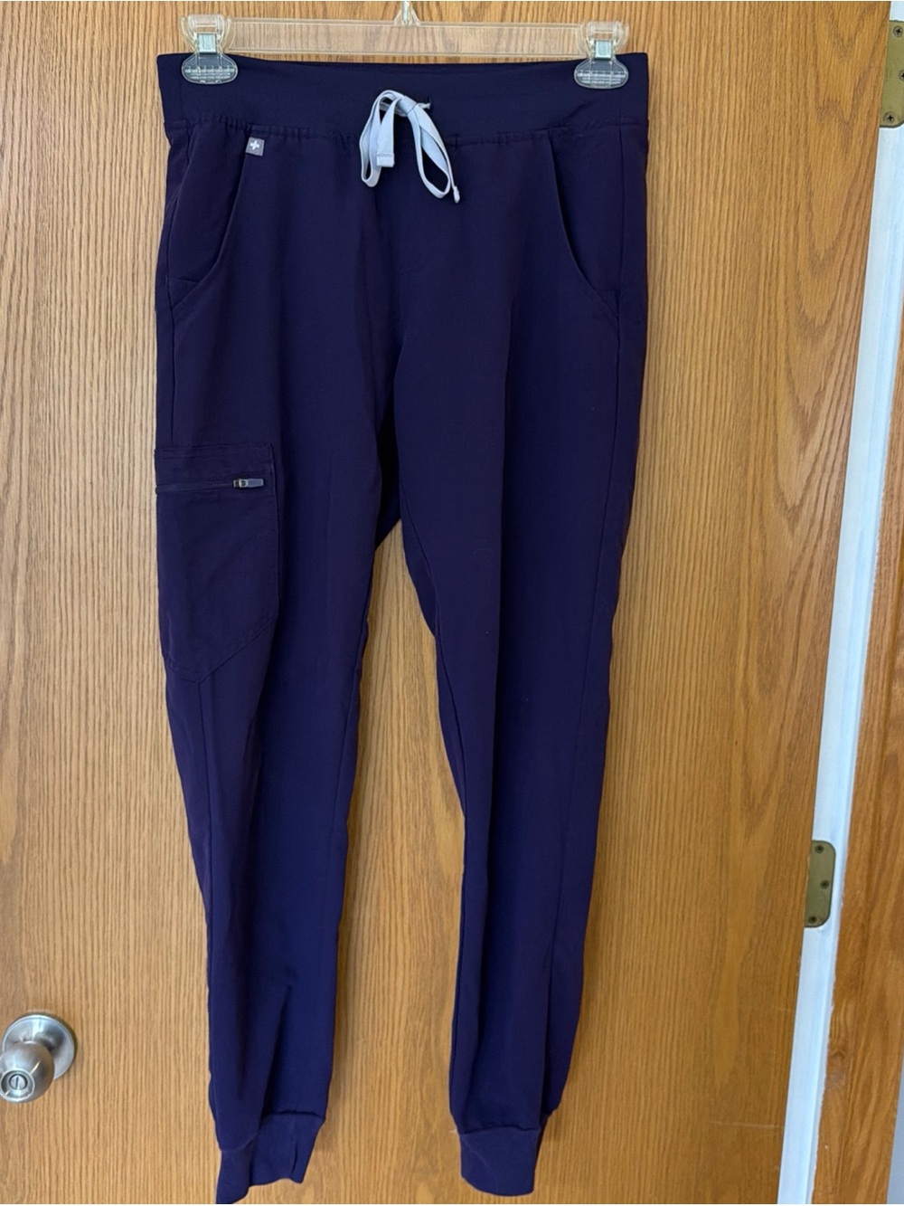 FIGS Women’s Small Zamora Scrub Joggers Dark Purple Technical Collection Medical